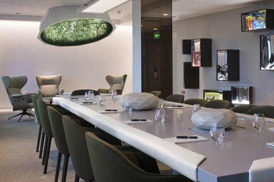 The new “Business Playground” meeting room at Pullman London St Pancras.