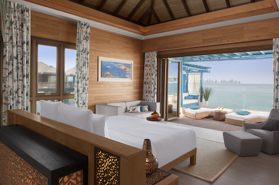 The resort offers 141 rooms, suites, pool villas and over-water villas. Every guestroom and suite features water views. 