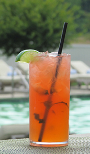 The Skinny Grapefruit Tequila Spritzer, available at hotels in the U.S. Southeast