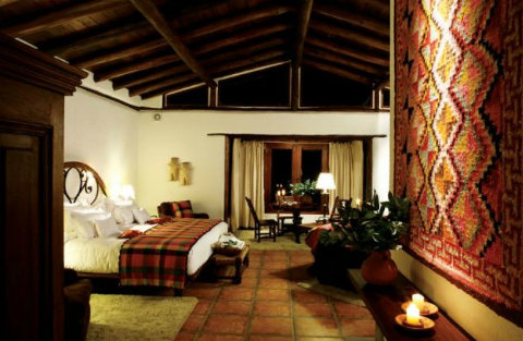 A suite at Inkaterra's luxury boutique Machu Picchu Pueblo Hotel. Photo used courtesy of Inkaterra