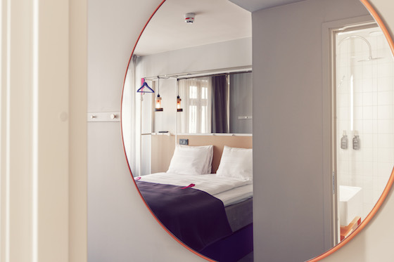 HTL's guestrooms features the brand's efficiently designed trademark details