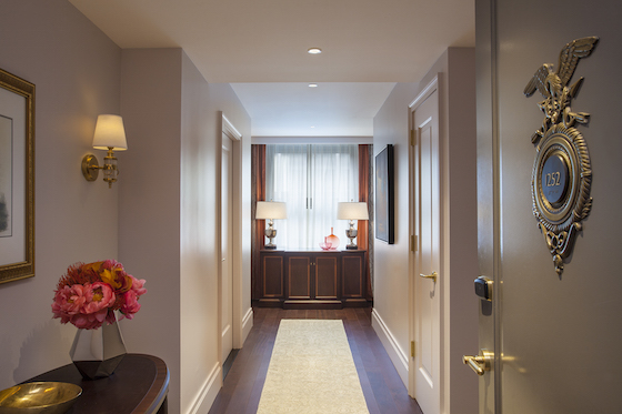 The Barclay features many of its original elements, such as eagle medallion door plates affixed on every guestroom door