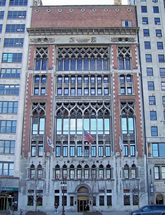 Facade at the historic Chicago Athletic Association