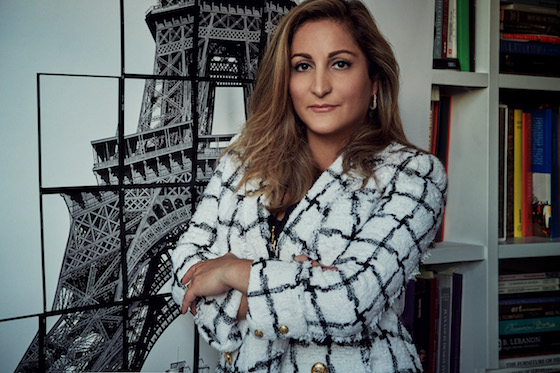 Aline Asmar d’Amman's next project is reimagining the Jules Verne restaurant at the top of the Eiffel Tower. 
