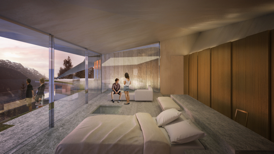 Artist rendering of the Kuma suites under development