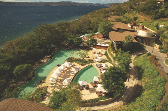 An aerial view of the Andaz Papagayo, which Gencom purchased in October. 