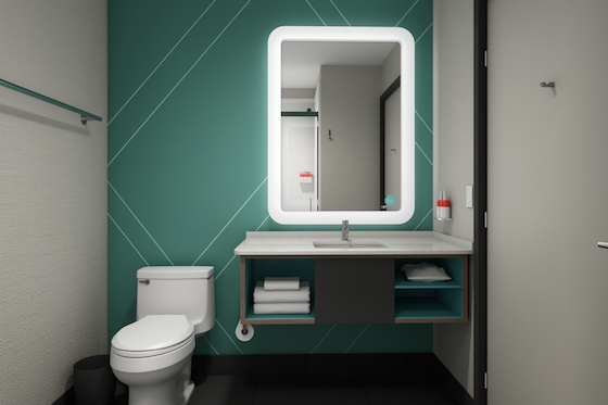 Bathroom, rendering