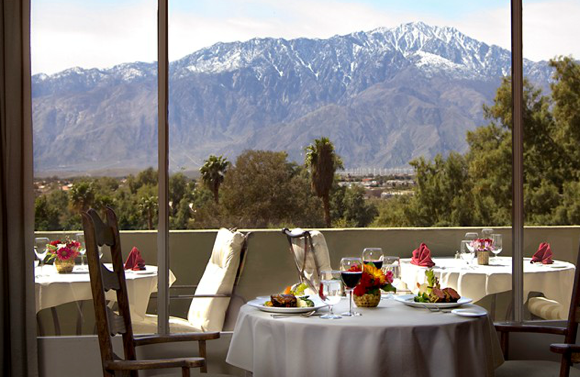 View of mountains from the resort's The Casino Restaurant