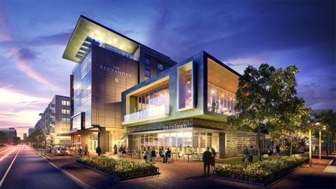 Rendering of The Alexander, Indianapolis