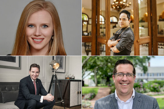 From left, clockwise: Ariel Bruckner, Miguel Leopoldo Gallegos, Sean Linehan and Scott Murray