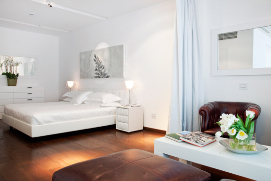 One of the 11 new suites at Hotel Magna Pars Suites Milano