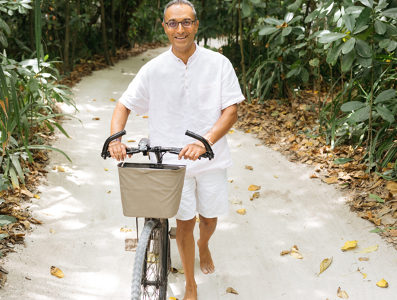 “I’ve learned so much on wellness as a result, about myself and how the mind is so important. A healthy mind creates a healthy body, and that idea is having an impact on what we’re doing in our spas. We are much more focused on the spirituality side of wellness.” – Sonu Shivdasani