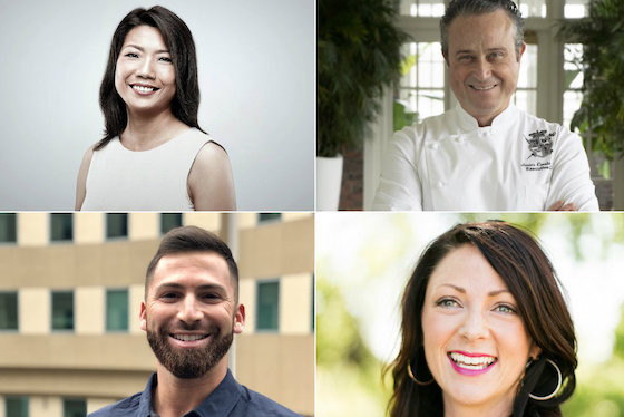 From left, clockwise: Rosalynn Tay, Javier Cuesta Muñoz, Megan Pierce and Matthew Danto