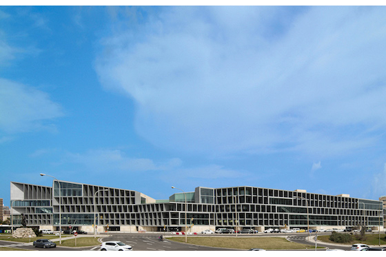 The Palau de Congressos de Palma convention center, designed by Spanish architect Francisco Mangado, opened in April.