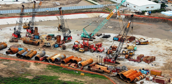 Construction has started on the Galaxy Macau.