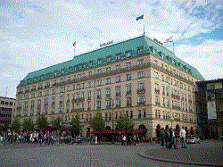 Hotel Adlon Kempinski, Berlin, is among several landmarks reportedly listed as potential terrorism targets.