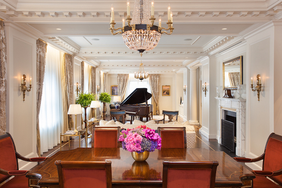 Presidential suite at the InterContinental New York Barclay
