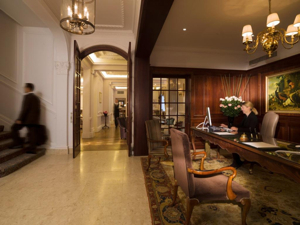 The seven-month renovation led by RPW Design began with the reception area. Photos used courtesy of The Stafford London by Kempinski 