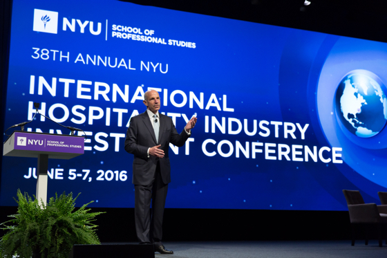 Jonathan Tisch opens the 2016 NYU investment conference