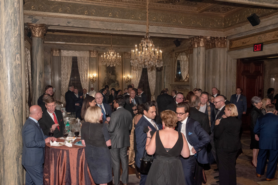 The Madison Room at the Lotte New York Palace was the destination for the Hotelier of the World reception