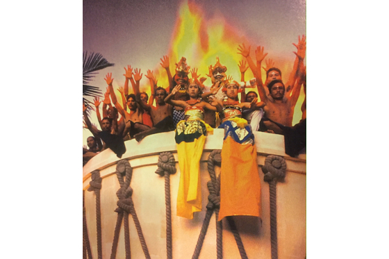 Hard Rock's Bali hotel sported a giant drum. 