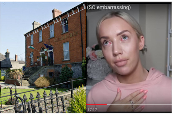Left: The Charleville Lodge (Flickr | William Murphy); right: Influencer Elle Darby