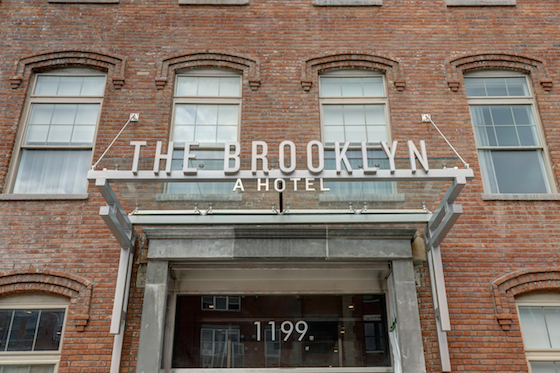 The former industrial space opened as The Brooklyn A Hotel in September.