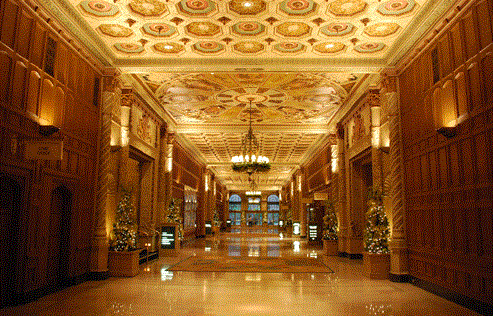 The lobby of Millennium Biltmore Hotel Los Angeles