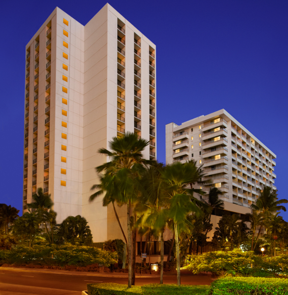The debut of the Diamond Head Tower (right) marks the completion of Hyatt Place Waikiki Beach.