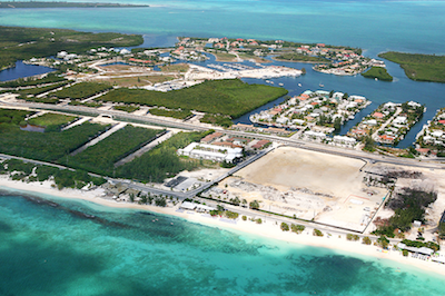 The site of the proposed Kimpton hotel on Seven Mile Beach.