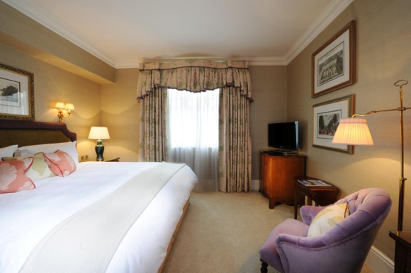 The classic king guest room after the renovation. "These have been completely renovated from top to bottom," Baum said.