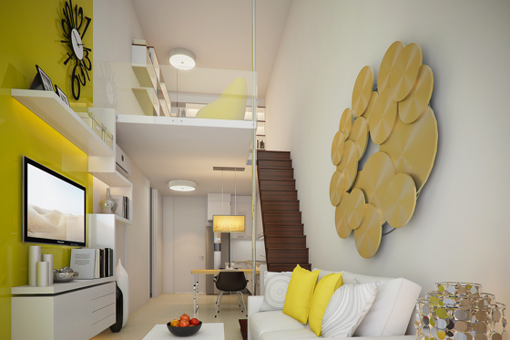 A rendering of Cassia Phuket — the extended-stay brand’s first property, which is expected to open in late 2015 — shows the unique space configurations the apartments are expected to offer.