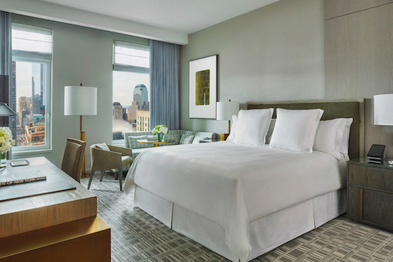 Guestroom at Four Seasons Hotel New York Downtown