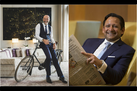 From left: Philippe Leboeuf and Jay Shah, HOTELS 2018 Hoteliers of the World