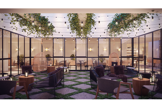 Public living room at the Kimpton De Witt