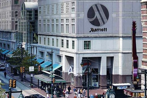 Exterior of Philadelphia Marriott Downtown